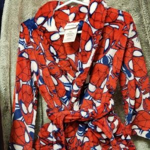 Boys 4t Very Soft Spider-Man Robe Red/Blue/White